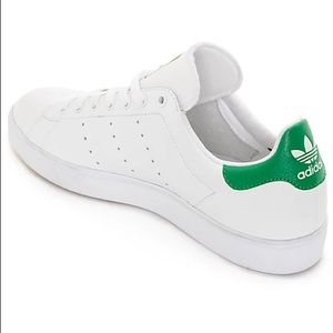Adidas Stan Smith White and Green Sneakers